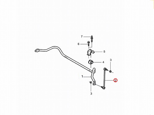 スタビリンクロッド フロント 左右共通 VOLVO(ボルボ) [V31340273