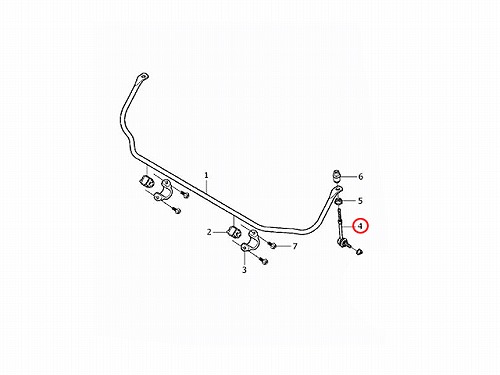 スタビリンクロッド リア 左右共通 VOLVO(ボルボ) [V31476579]VOLVO