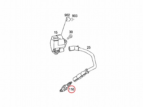 スパークプラグ BOSCH製 メルセデスベンツ [ZR6SII3320]