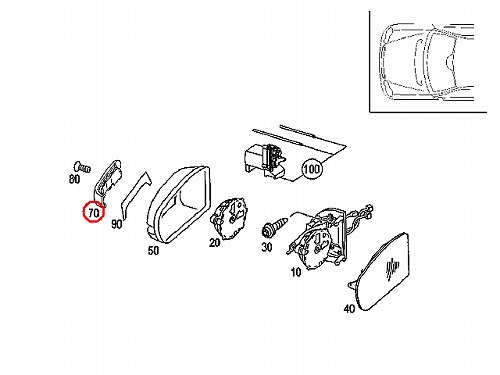 ドアミラーウインカー(フラッシャー) 左右セット メルセデスベンツ Cクラス W203 C180 C180コンプレッサー C200コンプレッサー  C230 C230コンプレッサー C240 C240_4マチック C280 C280_4マチック C320 C32AMGコンプレッサー C55AMG